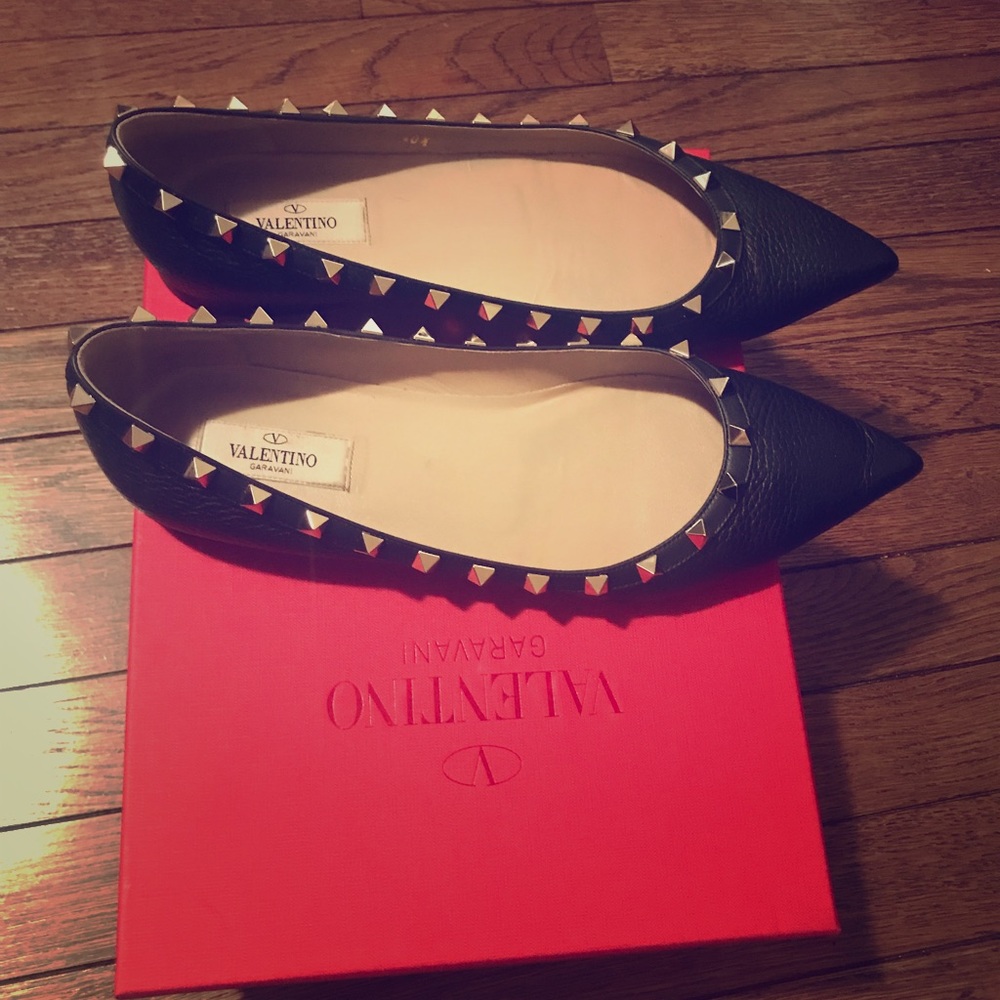 Valentino Garavani rockstud flats